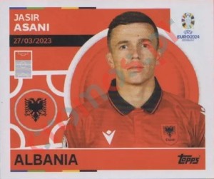 ALB16 Jasir Asani – UEFA Euro 2024 Topps