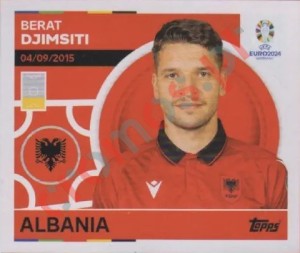 ALB6 Berat Djimsiti – UEFA Euro 2024 Topps