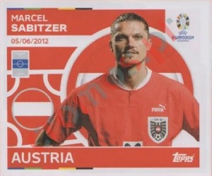 AUT10 Marcel Sabitzer – UEFA Euro 2024 Topps