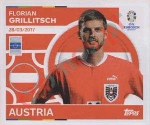 AUT12 Florian Grillitsch – UEFA Euro 2024 Topps
