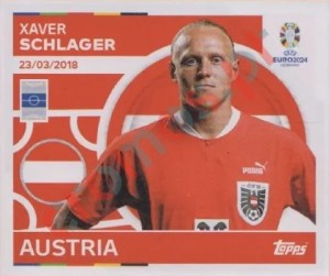 AUT13 Xaver Schlager – UEFA Euro 2024 Topps