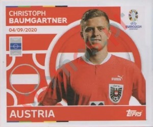 AUT15 Christoph Baumgartner – UEFA Euro 2024 Topps