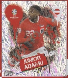 AUT3 Junior Adamu – UEFA Euro 2024 Topps