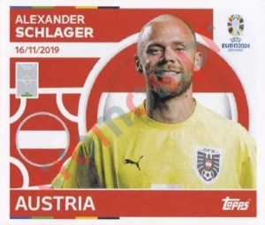 AUT4 Alexander Schlager – UEFA Euro 2024 Topps