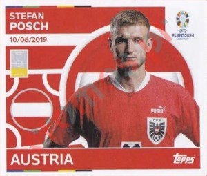 AUT5 Stefan Posch – UEFA Euro 2024 Topps
