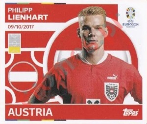 AUT6 Philipp Lienhart – UEFA Euro 2024 Topps