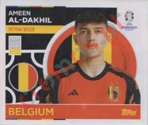 BEL10 Ameen Al-Dakhil – UEFA Euro 2024 Topps