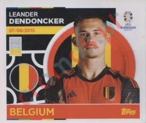 BEL11 Leander Dendoncker – UEFA Euro 2024 Topps