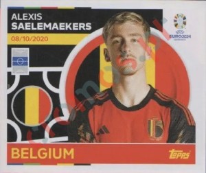 BEL16 Alexis Saelemaekers – UEFA Euro 2024 Topps