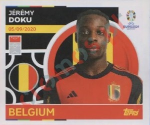 BEL18 Jérémy Doku – UEFA Euro 2024 Topps