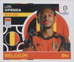 BEL21 Loïs Openda – UEFA Euro 2024 Topps
