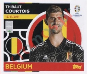 BEL4 Thibaut Courtois – UEFA Euro 2024 Topps
