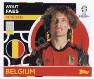 BEL6 Wout Faes – UEFA Euro 2024 Topps