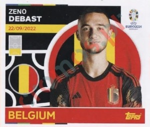 BEL9 Zeno Debast – UEFA Euro 2024 Topps
