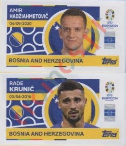 BIH10-11 Amir Hadžiahmetović / Rade Krunić – UEFA Euro 2024 Topps