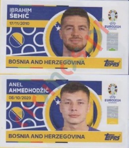 BIH2-3 Ibrahim Šehić / Anel Ahmedhodžić – UEFA Euro 2024 Topps