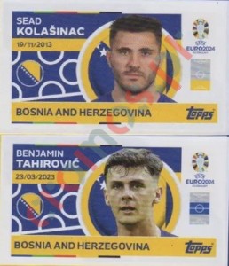 BIH6-7 Sead Kolašinac / Benjamin Tahirović – UEFA Euro 2024 Topps