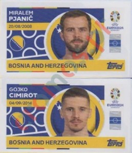 BIH8-9 Miralem Pjanić / Gojko Cimirot – UEFA Euro 2024 Topps
