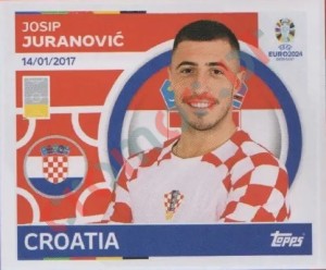 CRO11 Josip Juranović – UEFA Euro 2024 Topps