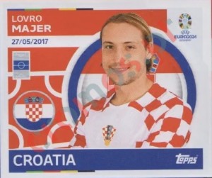 CRO12 Lovro Majer – UEFA Euro 2024 Topps