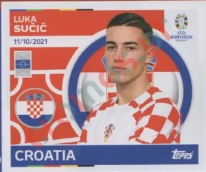 CRO17 Luka Sučić – UEFA Euro 2024 Topps
