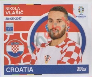 CRO18 Nikola Vlašić – UEFA Euro 2024 Topps