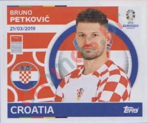 CRO21 Bruno Petković – UEFA Euro 2024 Topps