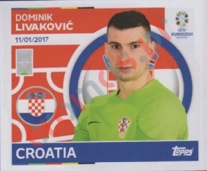 CRO4 Dominik Livaković – UEFA Euro 2024 Topps