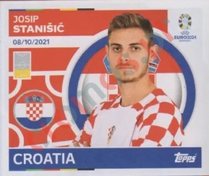 CRO5 Josip Stanišić – UEFA Euro 2024 Topps