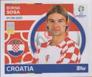 CRO8 Borna Sosa – UEFA Euro 2024 Topps