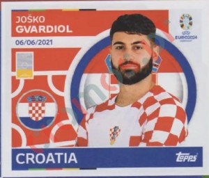 CRO9 Joško Gvardiol – UEFA Euro 2024 Topps