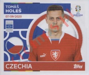 CZE10 Tomáš Holeš – UEFA Euro 2024 Topps