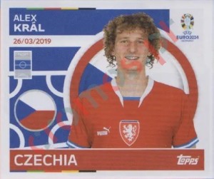 CZE11 Alex Král – UEFA Euro 2024 Topps