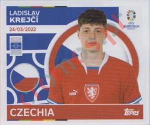 CZE12 Ladislav Krejčí – UEFA Euro 2024 Topps