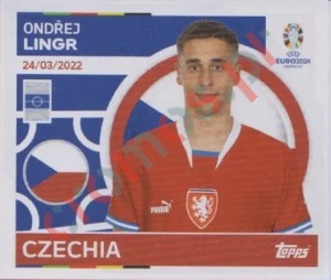 CZE14 Ondřej Lingr – UEFA Euro 2024 Topps