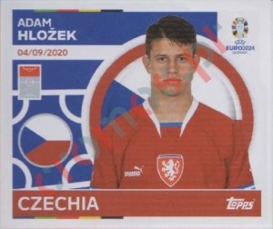 CZE16 Adam Hložek – UEFA Euro 2024 Topps
