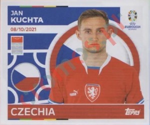 CZE18 Jan Kuchta – UEFA Euro 2024 Topps