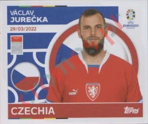 CZE21 Václav Jurečka – UEFA Euro 2024 Topps