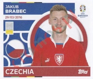 CZE6 Jakub Brabec – UEFA Euro 2024 Topps