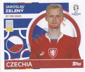 CZE8 Jaroslav Zelený – UEFA Euro 2024 Topps