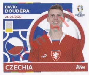 CZE9 David Douděra – UEFA Euro 2024 Topps