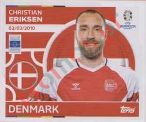 DEN13 Christian Eriksen – UEFA Euro 2024 Topps