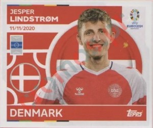 DEN14 Jesper Lindstrøm – UEFA Euro 2024 Topps