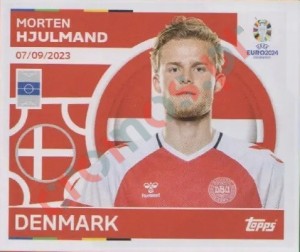 DEN17 Morten Hjulmand – UEFA Euro 2024 Topps