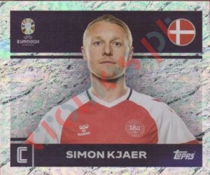 DEN2 Simon Kjaer – UEFA Euro 2024 Topps
