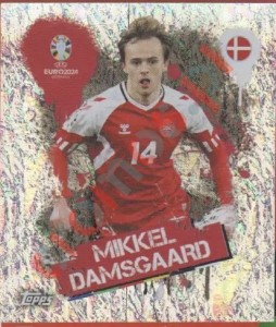 DEN3 Mikkel Damsgaard – UEFA Euro 2024 Topps