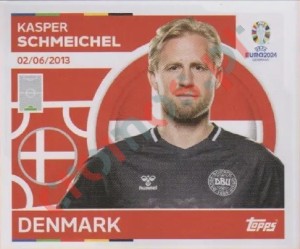 DEN4 Kasper Schmeichel – UEFA Euro 2024 Topps