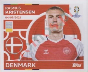 DEN8 Rasmus Kristensen – UEFA Euro 2024 Topps