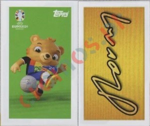 MM1-2 Mascot / José Mourinho Signature – UEFA Euro 2024 Topps