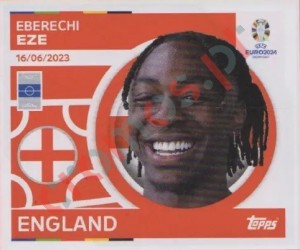 ENG13 Eberechi Eze – UEFA Euro 2024 Topps